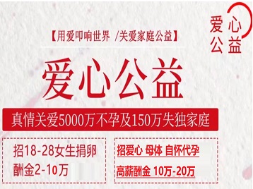 文圣捐卵助孕生子 爱心志愿者招募